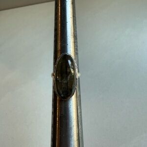Elegant Labradorite Oval Stone Ring